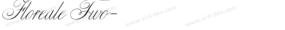 Floreale Two字体转换